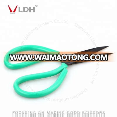 LDH leather cutter Mn-steel  Curved blade special scissors leather cutter